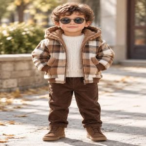 کاپشن بچگانه موهر